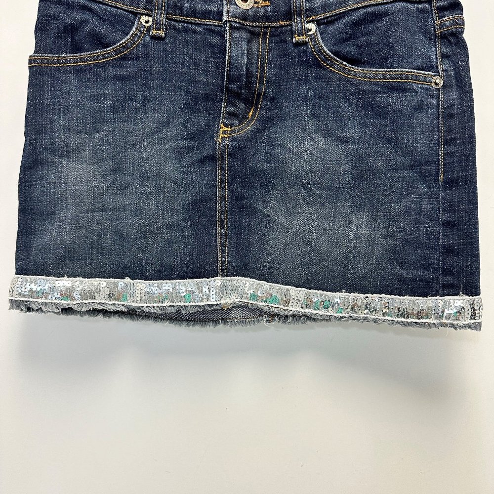 Hammer Jeans Mini Bling Hem Skirt Size XS  Party Casual